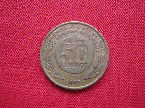Argentina 50 Centavos 1997  Voto Femenino - Eva Perón