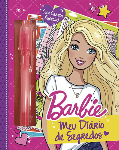 Barbie   Meu Diário De Segredos Com Caneta Especial: Barbie   Meu Diário De Segredos Com Caneta Especial, De Cultural, Ciranda. Editora Ciranda Cultural, Capa Mole, Edição 1 Em Português