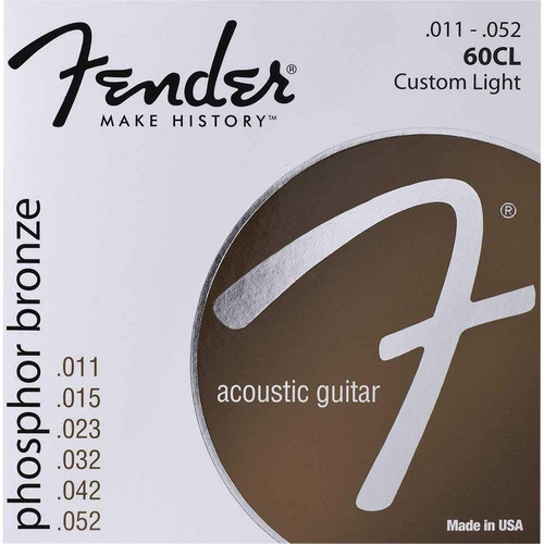 Fender Fósforo Bronce Cuerdas De Guitarra Acústica (07300604