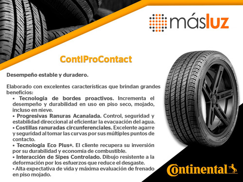 Par Llantas Contiprocontact Continental 225/55r16 99h Xl