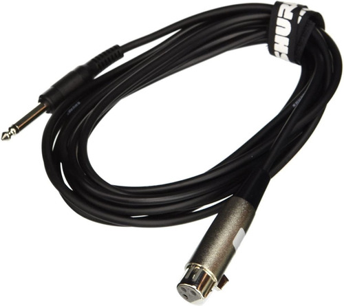 Shure Cable Para Micrófono Con Conector Xlr-plug 1/4  C15ahz
