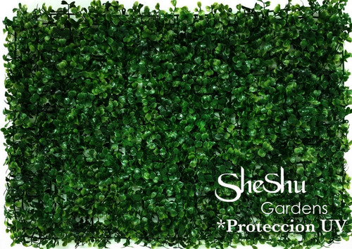 Imagen 1 de 6 de Jardin Vertical Artificial Panel Cesped Proteccion U V X 50