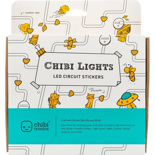 Kit Inicial Chibitronics Chibi Lights Luces Led Scrapbook 