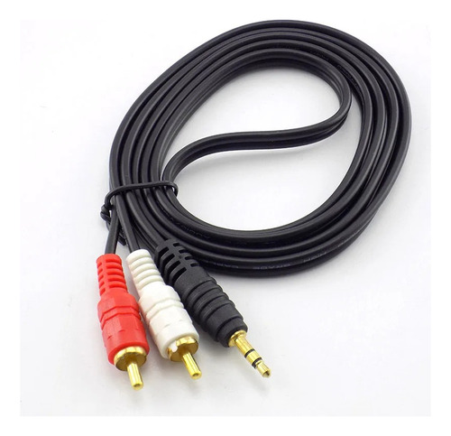 Cabo De Áudio Auxiliar P2 X 2 Rca Macho Estéreo 1,5mt Player