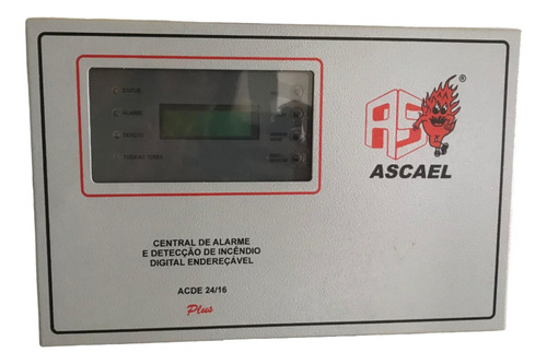 Central Alarme IncĂȘndio Digital Acde-a 24/16 Plus Ascael