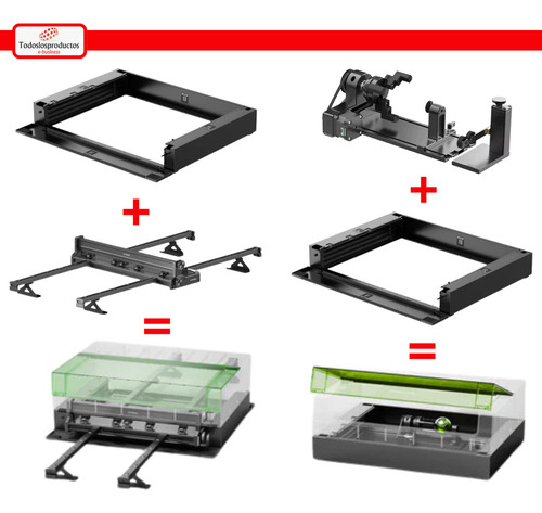Grabadora Y Cortadora Láser Xtool S1 40w Paquete + Completo