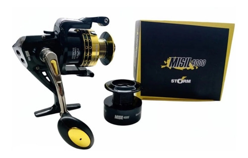 Carrete Storm Misile 4000 Spinning Peca Mar Robalo Laguna