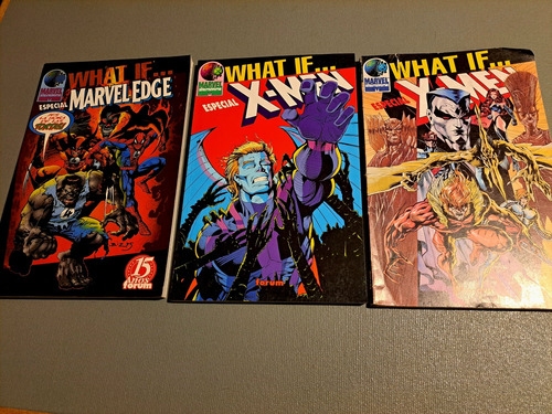 Lote Marvel What If... X 3 Comic X Men Spiderman Hulk