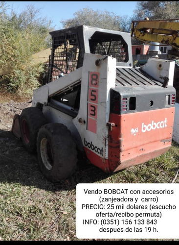 Bobcat 853 Motor Izuzu C 3 Accesorios: Pala,zanjeadora,carro