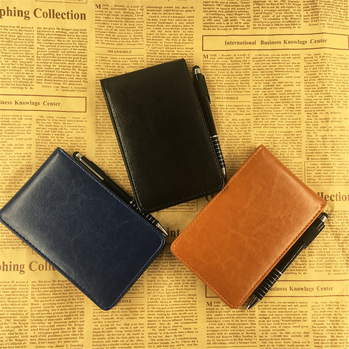 Pu Pocket Memos Memorandos Diários Work A7 Daily Business Bo