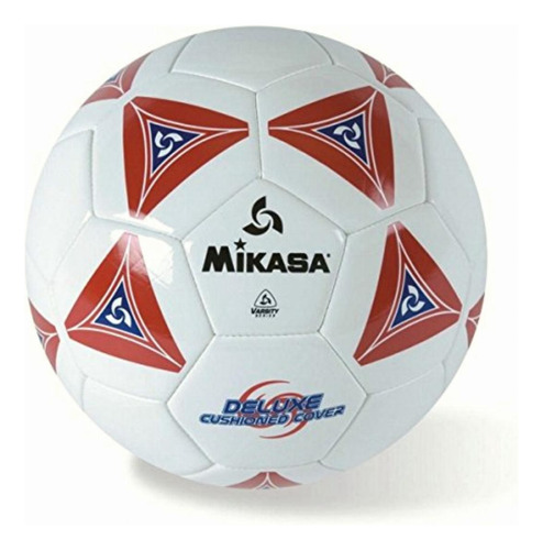 Mikasa Serious Soccer Ball (red/white, Size 5) Color Rojo/blanco