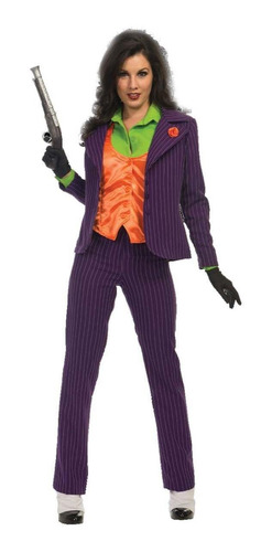 Disfraz Talla X Small Para Mujer Joker De Batman Dc