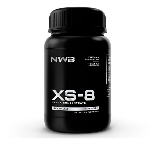 Quemador De Grasa Nwb Xs-8 Ultra Concentrate 99 Capsulas