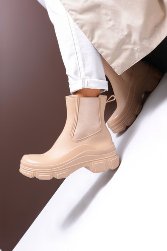 Botas De Lluvia Mujer Urbanas Livianas Cómodas Caña Baja