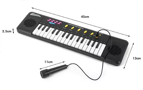 Brinquedo Piano Teclado Musical Infantil Bebe Som