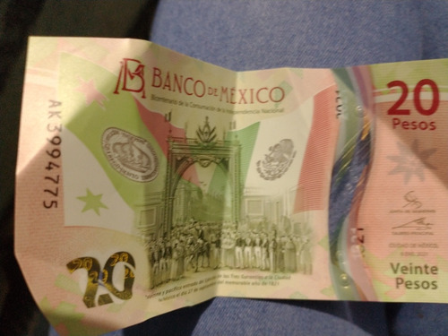 Nuevo Billete De 20 Pesos Bicentenario 