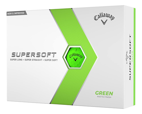 Callaway Pelota Golf Supersuave Version 2023 Verde