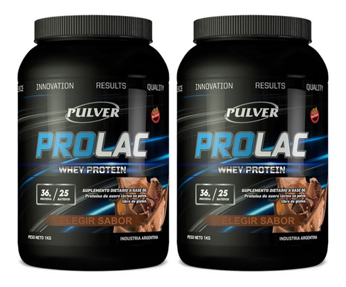 2 Proteína Prolac Whey Protein 1 Kg Pulver Dieta Y Masa