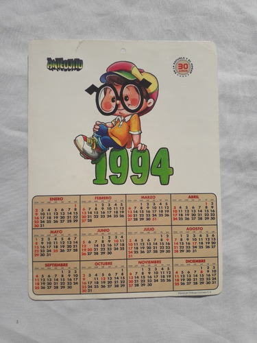 Almanaque Calendario Antiguo * Anteojito 1994 * Coleccion