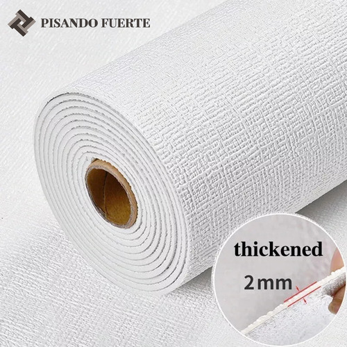 Revestimiento Adhesivo Texturado Con Aislante Blanco