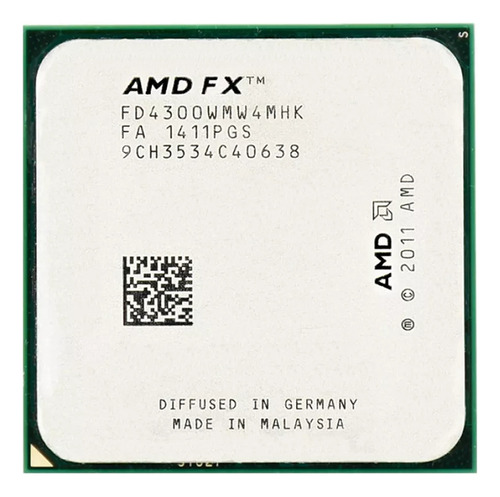 Cpu Amd Fx-4300 Original De 4 Núcleos, 3,8 Ghz Y 95 W