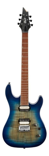Guitarra eléctrica Cort KX Series KX300 de caoba cobalt burst poro abierto con diapasón de jatoba
