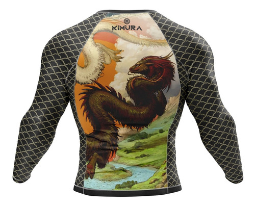 Imagem 2 de 4 de Rashguard Jiu Jitsu Luta Brasil Combate Cobra Naja Japonesa