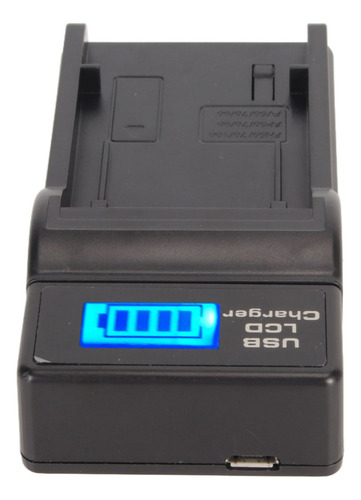 Batería De Cámara Usb Con Pantalla De Alimentación Única Par
