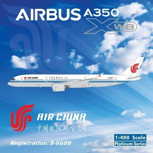 Miniatura Avião Phoenix 1:400 Air China Airbus A350