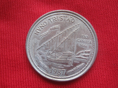 Portugal 100 Escudos 1987 Nuno Tristao (Usado)