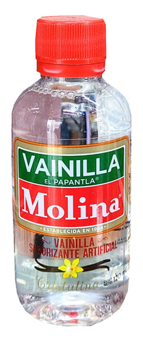 Esencia Saborizante De Vainilla Cristalina Molina 120ml