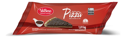 Recheio Pizza Chocolate Choc Leite Forneável 1,05kg Vabene