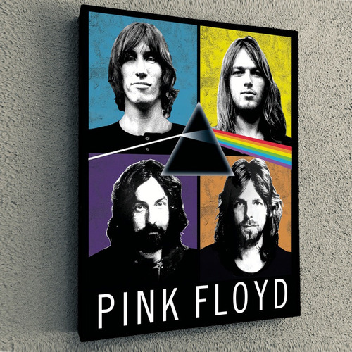 Cuadro De Rock Banda Pink Floyd Members