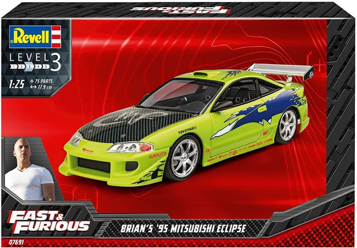 Mitsubishi Eclipse Rapido Y Furioso Escala 1/25 Revell 07691