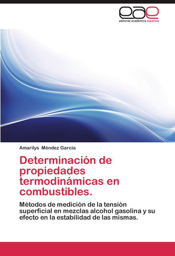 Libro: Determinación Propiedades Termodinámicas Combus