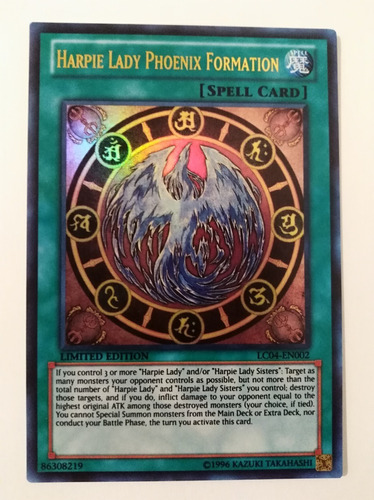 Harpie Lady Phoenix Formation - Ultra Rare     Lc04