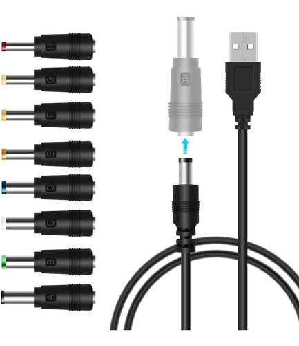 Lanmu Cable De Alimentacion Usb A Cc  Cable De Alimentacio