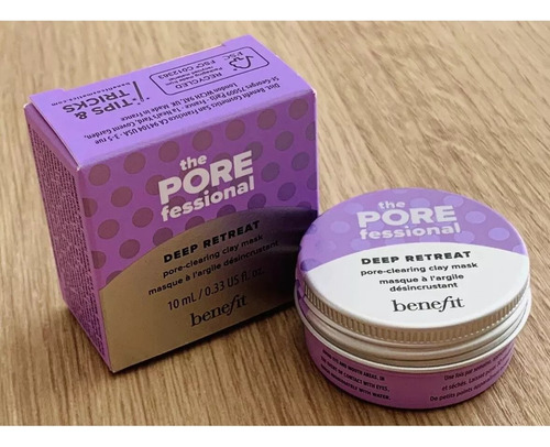 Benefit Deep Retreat Máscara de Argila para Limpeza de Poros 10ml Tipo de Pele Mista