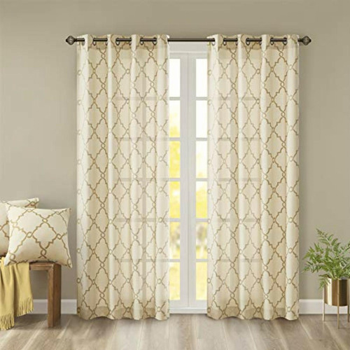 Madison Park Saratoga Single Window Curtain Light Filtering