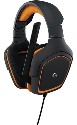 Auriculares Logitech G231 Prodigy para videojuegos, 981-000626, color negro