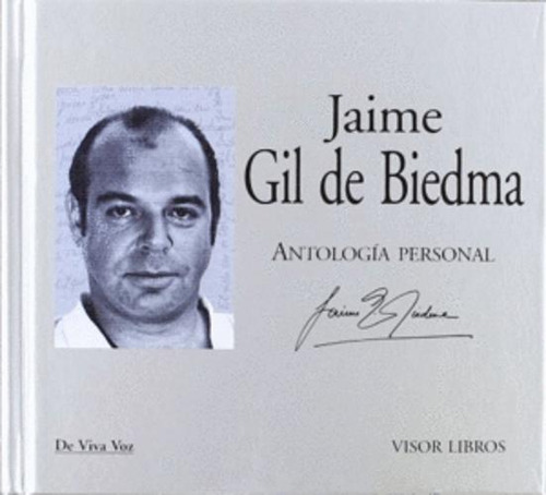 Libro Antología Personal Jaime Gil De Biedma