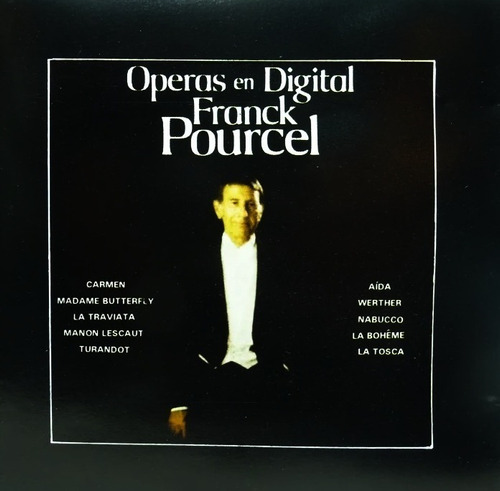 Franck Pourcel Cd Operas En Digital 1991 Sin Marcas