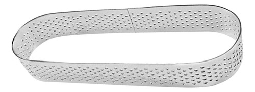 Anillos Para Mousse, Molde De Acero Ovalado De 13,5 Cm.