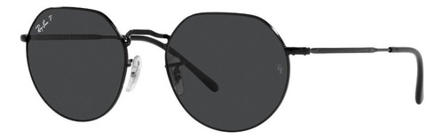 Lente Solar Ray-ban Jack Unisex 0rb3565 Polarizado Color de la lente Gris Color del armazón Negro Diseño Polarizada