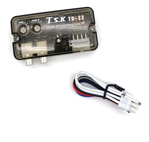 Convertidor De Audio Para Automóvil De 12 V, Estéreo Rca, De