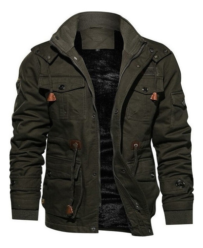Chamarra De Hombre Grueso Caliente Militar Bomber Chamarras