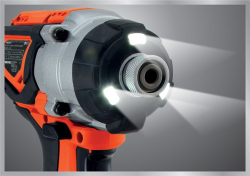 Imagen 7 de 7 de Atornillador de impacto inalámbrico Dowen Pagio 9993161 18V naranja 50 Hz