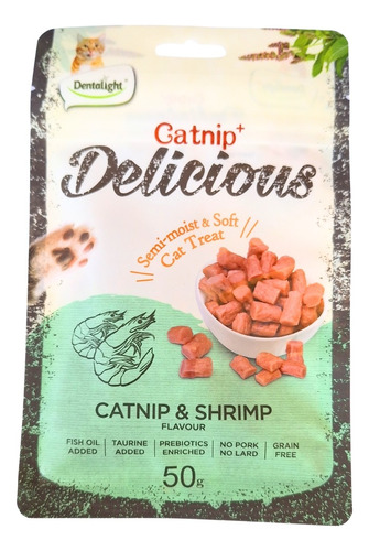 Cats Snack Delicius Catnip Y Camaron 50g