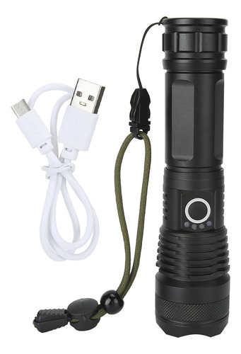 Linterna Led Xhp70 Con Zoom Telescópico