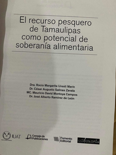 El Recurso Pesquero Tamaulipas